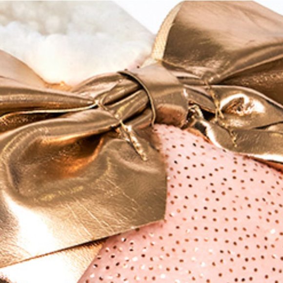 Jojo Siwa Pink Glitter Sherpa Lined Fuzzy Babba Slippers Kids 7-8 Yrs Sz 13-4 - Picture 7 of 10